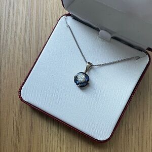 Sapphire & 925 Silver Necklace